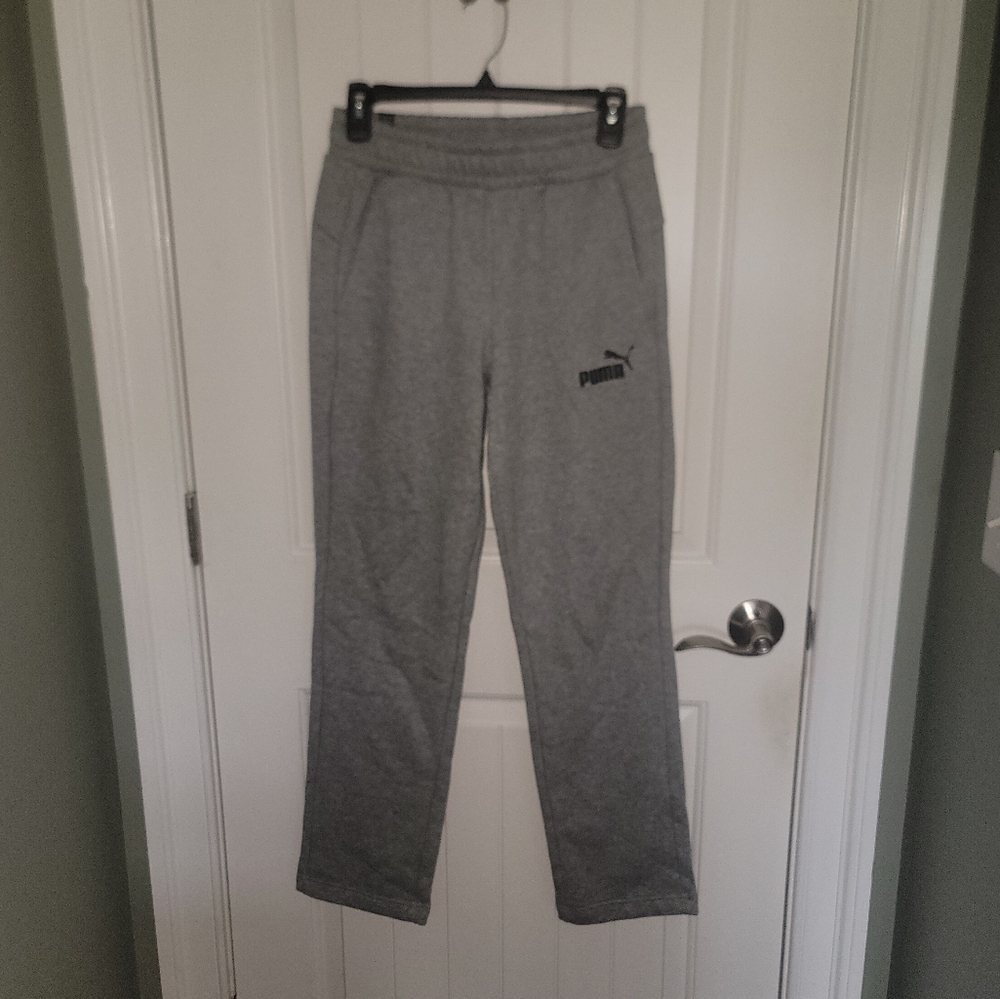 NWT Puma Gray Sweatpants Charcoal Gray Small Medium